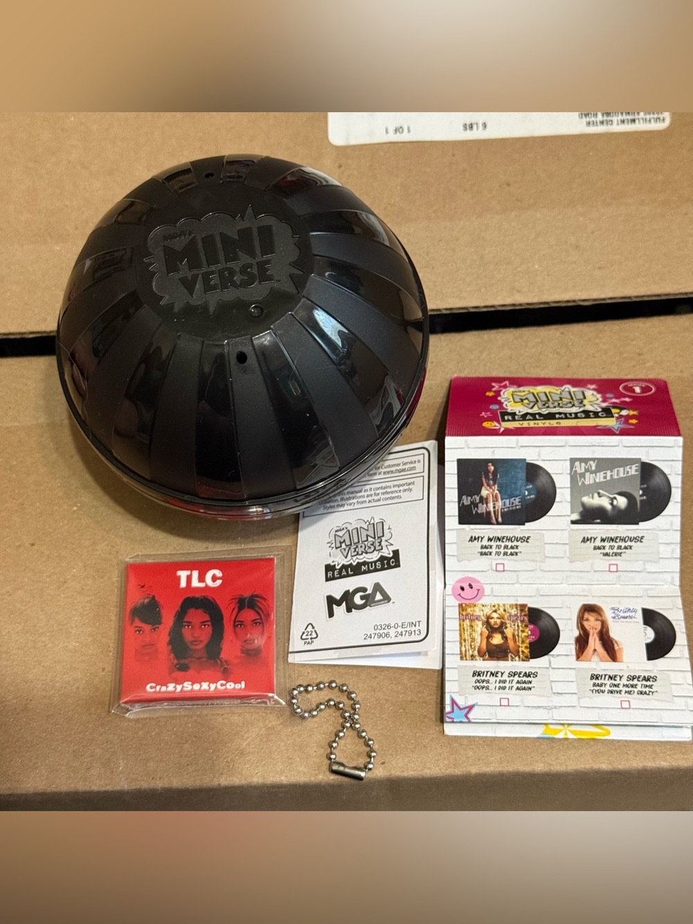 NEW Mini Verse Real Music Vinyl TLC Crazy Sexy Cool Creep with Protective Sleeve